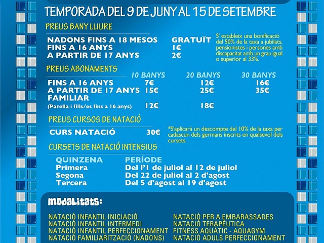 Apertura de la Piscina Municipal de Pedreguer